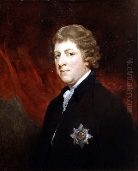 Portrait ofGranville Leveson-Gower, 1st Marquess of Stafford(1721-1803) Oil Painting by George Romney