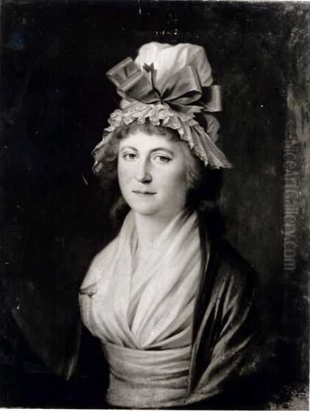 Portrait of a Woman Oil Painting by Alexander Kucharsky
