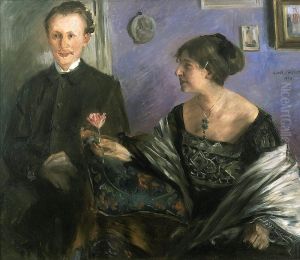 Portrait of the writer Georg Hirschfeld and his wife Ella.