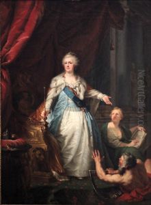 Allegoric portrait of Catherine II