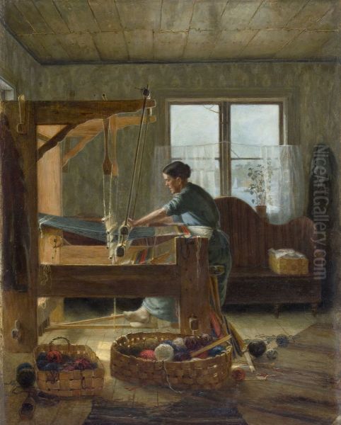 Kankaankutoja Oil Painting by Venny Soldan-Brofeldt