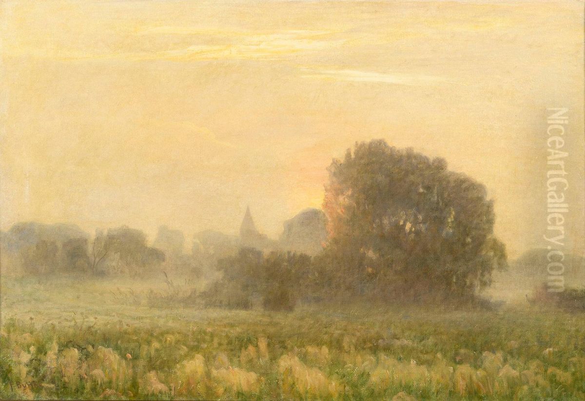 September morning Oil Painting by Franz Bunke