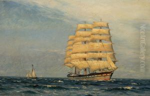 A frigate in the North Sea.