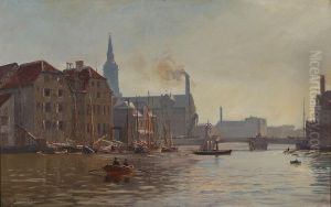 The old port at Knippelsbro. Seen from Niels Juelsgade.