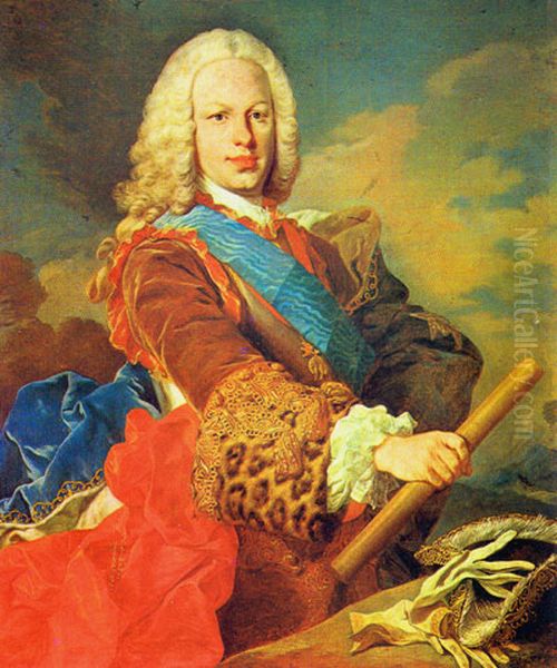 King Ferdinand VI of Spain (1713-1759) Oil Painting by Louis-Michel Van Loo