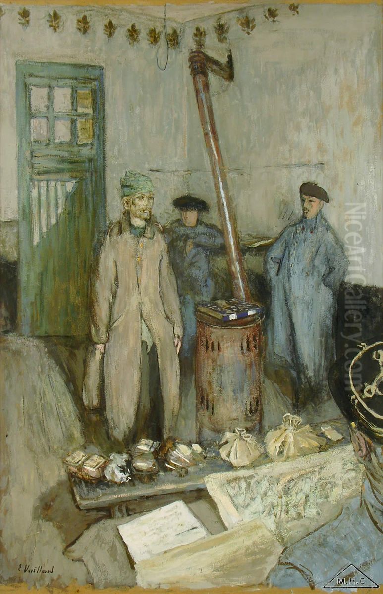 L'interrogatoire du prisonnier Oil Painting by Jean-Edouard Vuillard