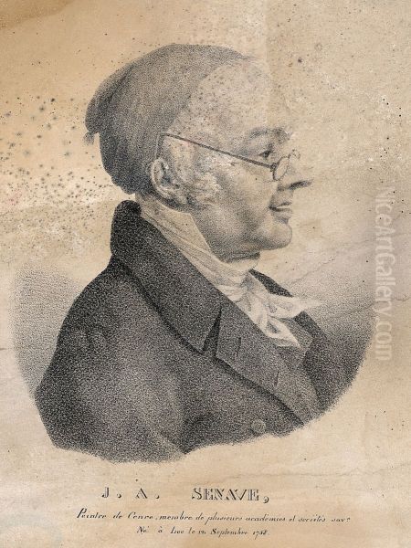 Portrait of Jacques Albert Senave Oil Painting by Jacobus Josephus Eeckhout