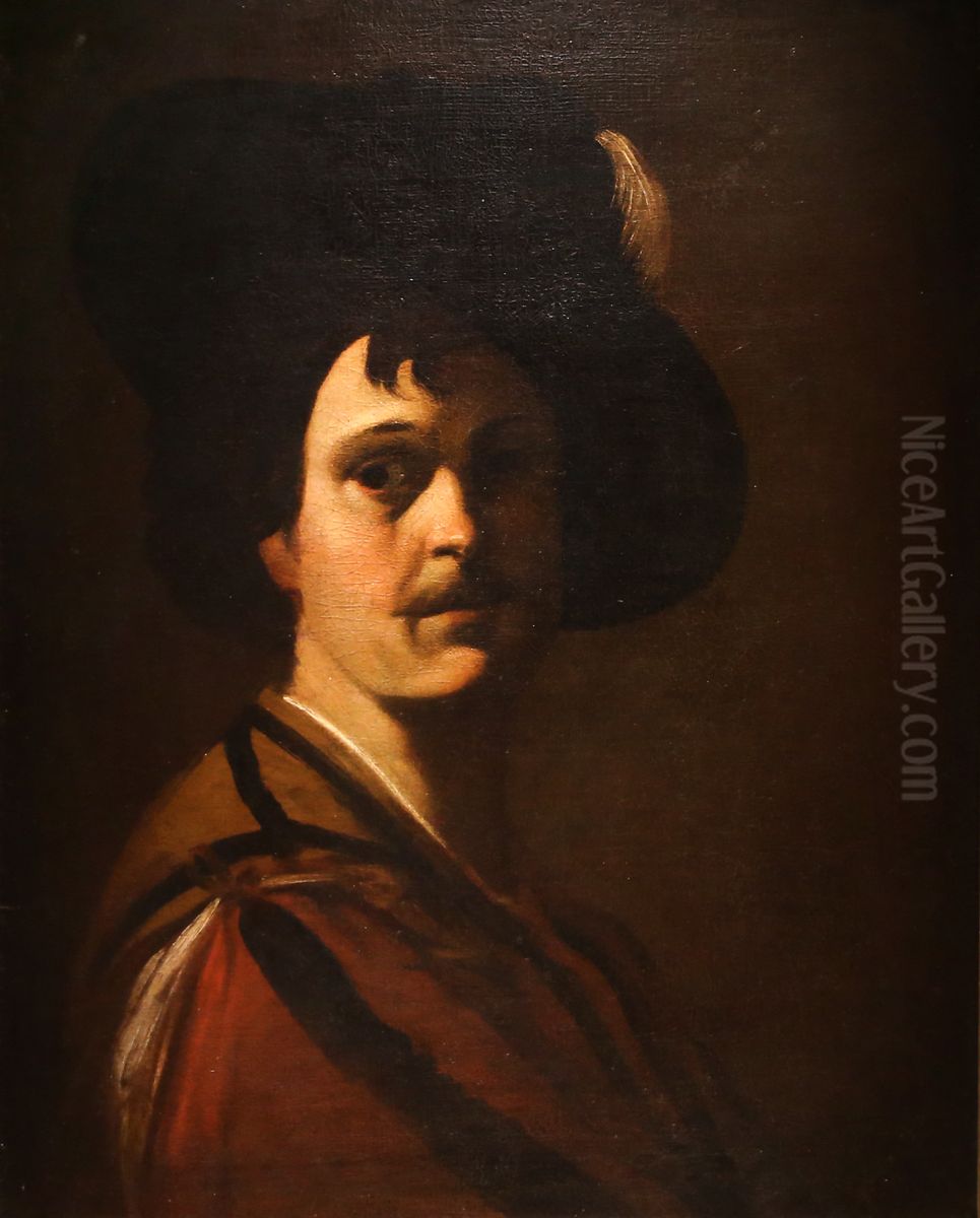 Self-portrait Oil Painting by Orazio Riminaldi