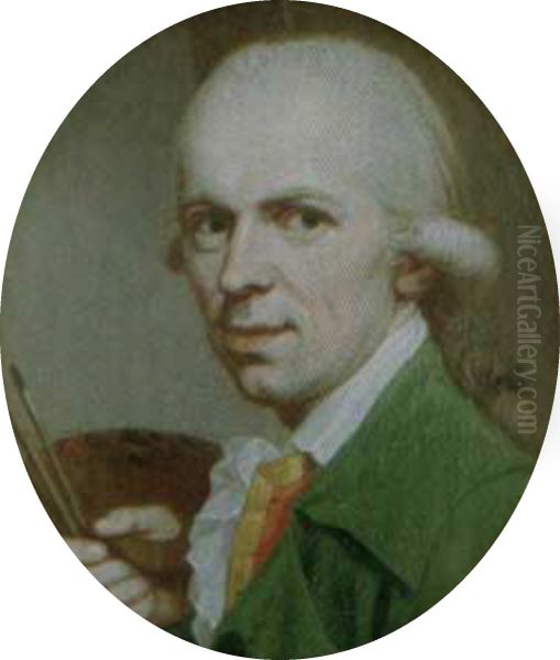 Self-portrait Oil Painting by Unidentified location