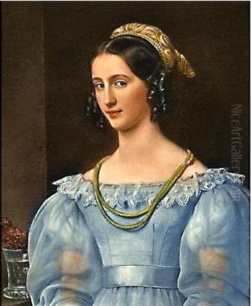 Bildnis der Regina Daxenberger Oil Painting by Joseph Karl Stieler