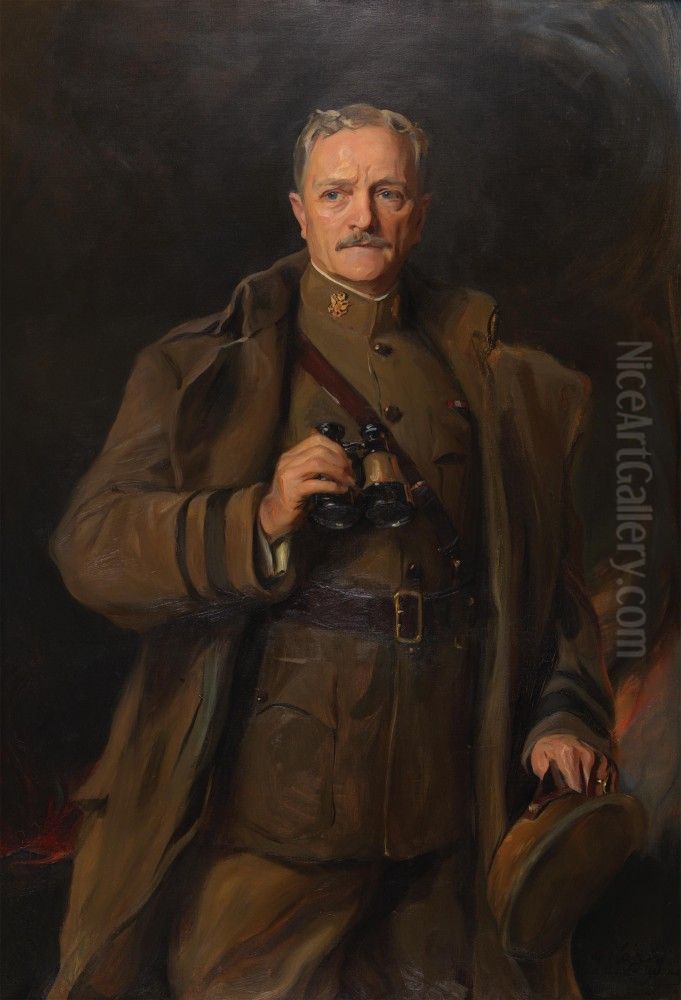 General John Joseph Pershing Oil Painting by Philip de Laszlo General John Joseph Pershing Oil Painting by Philip de Laszlo