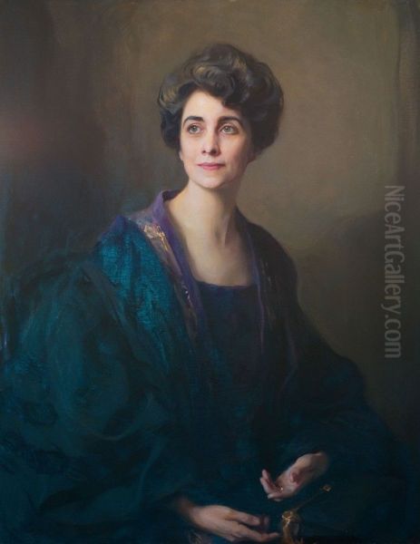 Mrs. Calvin Coolidge, nee Grace Anna Goodhue, First Lady of the United States of America Oil Painting by Philip de Laszlo