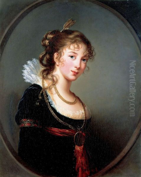 Portrait ofPrincess Louise of Prussia(1770-1836), wife ofAntoni Radziwill(1775-1833) Oil Painting by Elisabeth Louise Vigee Le Brun