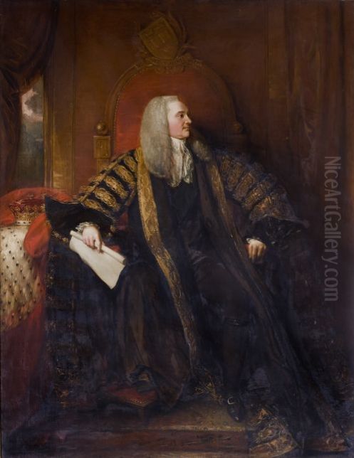 Portrait ofWilliam Cavendish-Bentinck, 3rd Duke of Portland(1738-1809) Oil Painting by Benjamin West