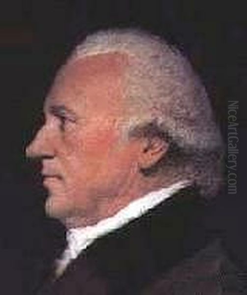 Portrait of William Herschel (1738-1822) Oil Painting by James Sharples