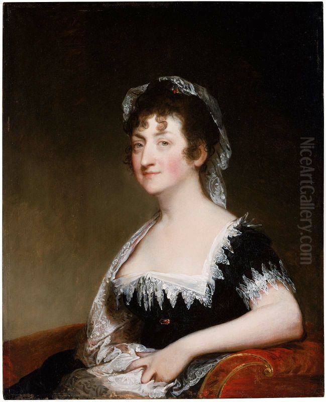 Mrs. James Swan (Hepzibah Clark). Oil Painting by Gilbert Stuart