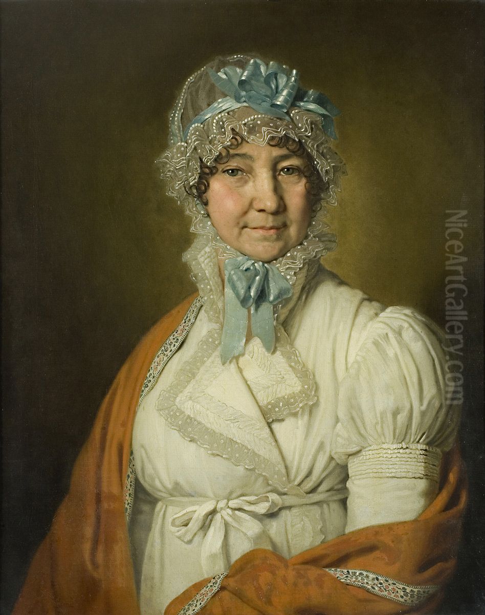 Portrait of Nadezhda Ivanovna Dubovitskaya Oil Painting by Vladimir Borovikovsky