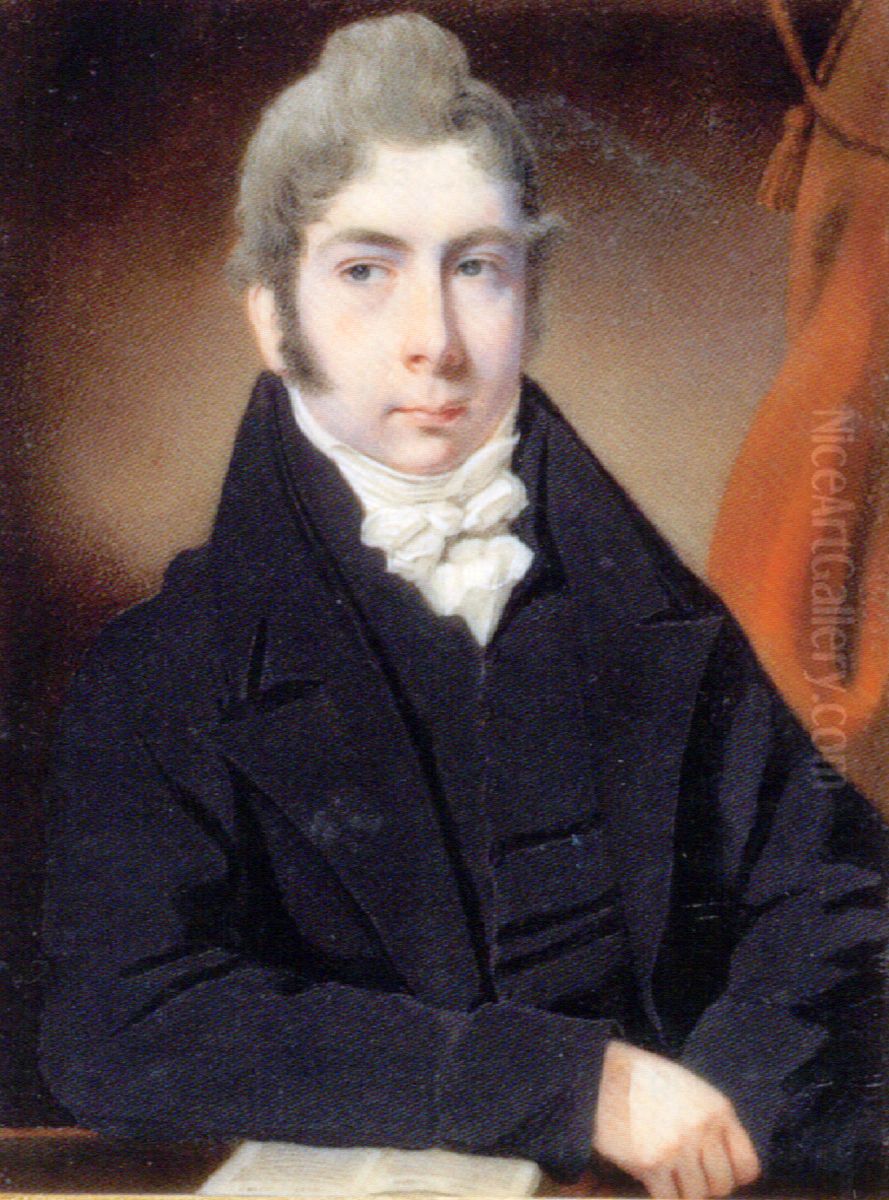 Portrait of Mr. E.H. Boillie Oil Painting by John Cox Dillman Engleheart