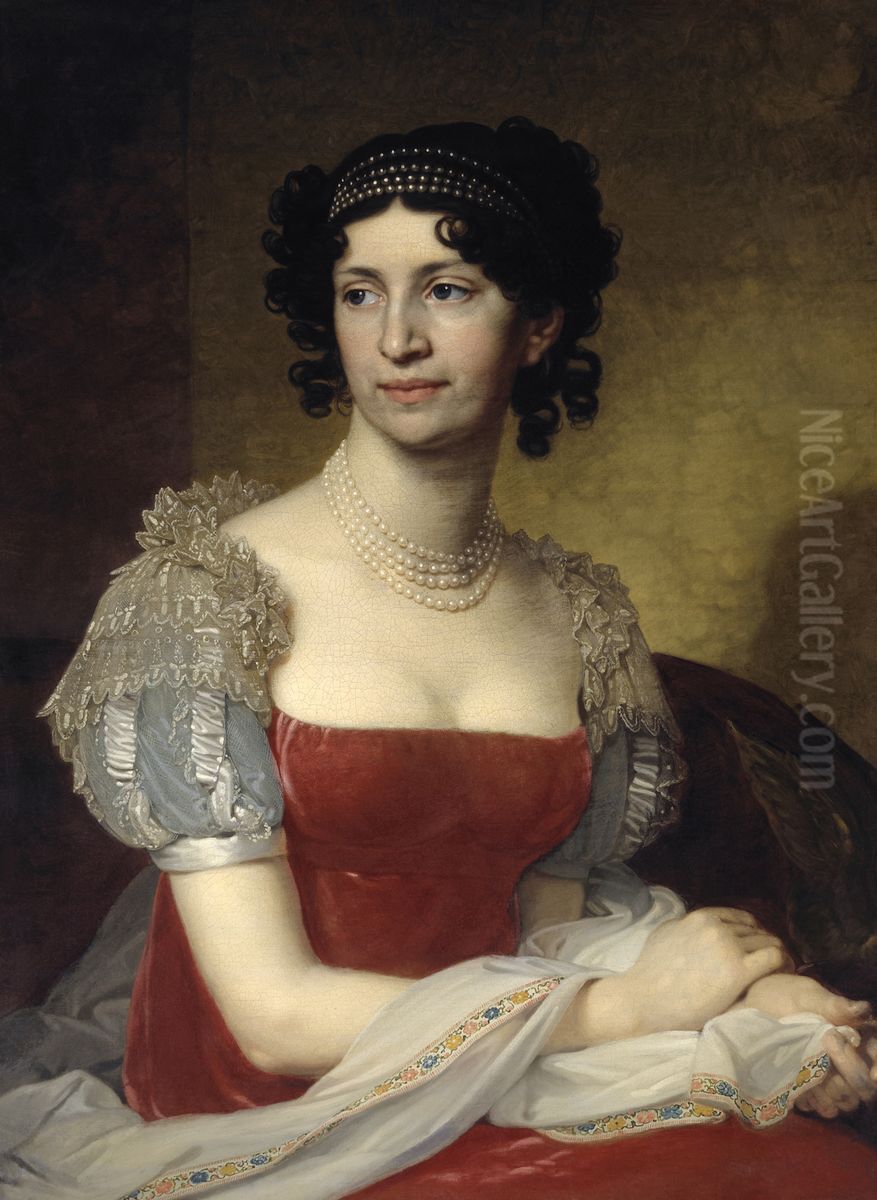 Portrait of Princess Margaret Dolgorukaya Oil Painting by Vladimir Borovikovsky