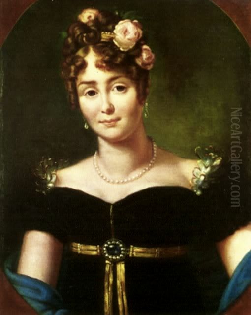 Portrait of Marie Laczynska, Countess Walewska Oil Painting by Francois Gerard