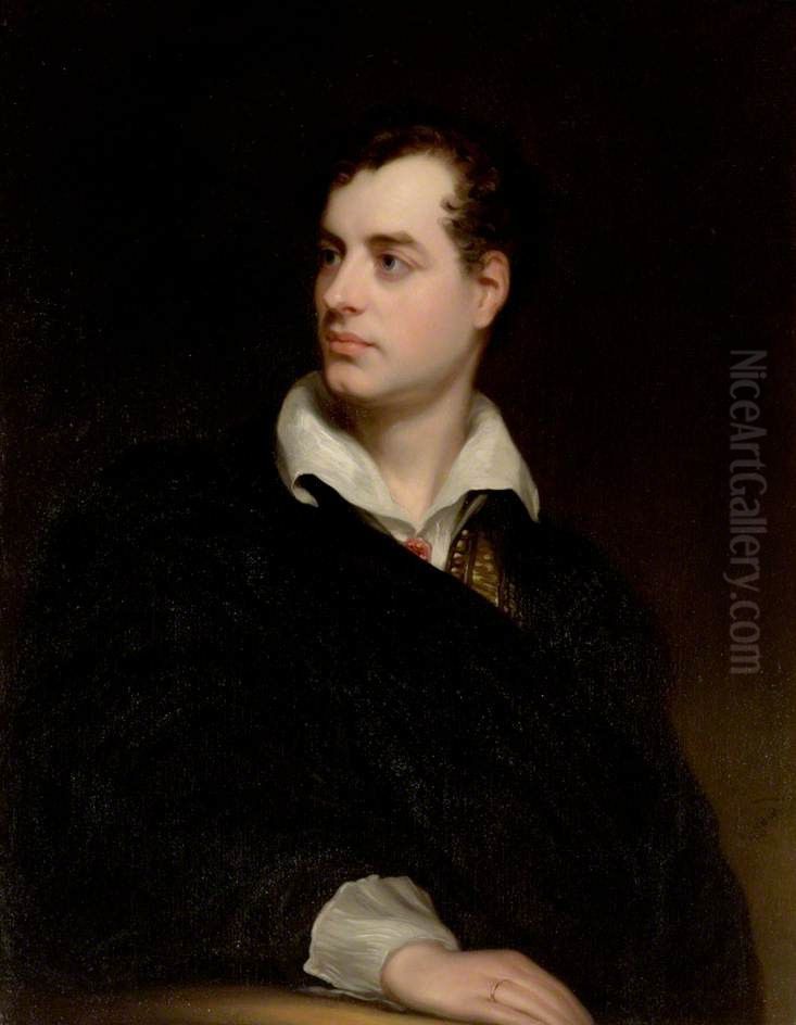 Portrait ofLord Byron, British poet (1788-1824) Oil Painting by Thomas Phillips