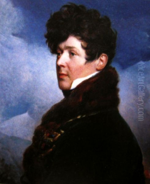 Portrait of Ludwik Michal Pac. Oil Painting by Francois Gerard