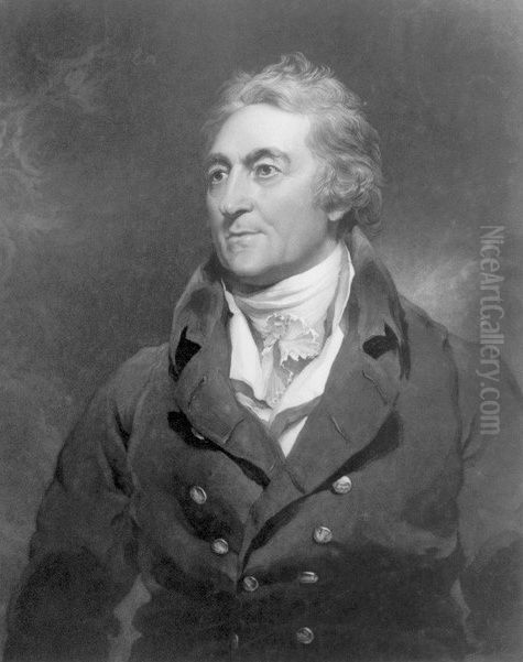 Portrait ofSir Andrew Hamond, 1st Baronet(1738-1828) Oil Painting by George Henry Phillips