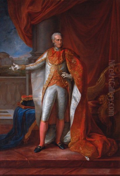 Portrait ofFerdinand I of the Two Sicilies(1751-1825) Oil Painting by Vincenzo Camuccini