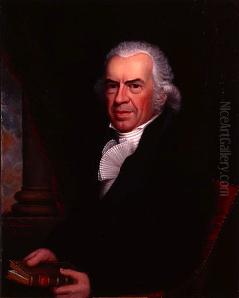 Portrait of Isaiah Thomas Sr. Oil Painting by Ethan Allen Greenwood