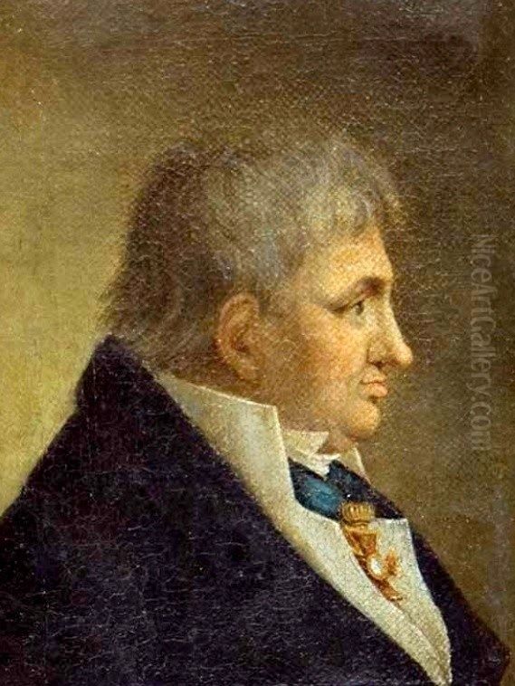 Portret Jozefa Maksymiliana Ossolinskiego Oil Painting by Jan Maszkowski