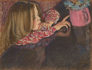 Little Helen with a Vase