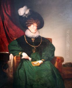 Bildnis der Freifrau Cecilie von Eskeles, geb. Itzig in Wien