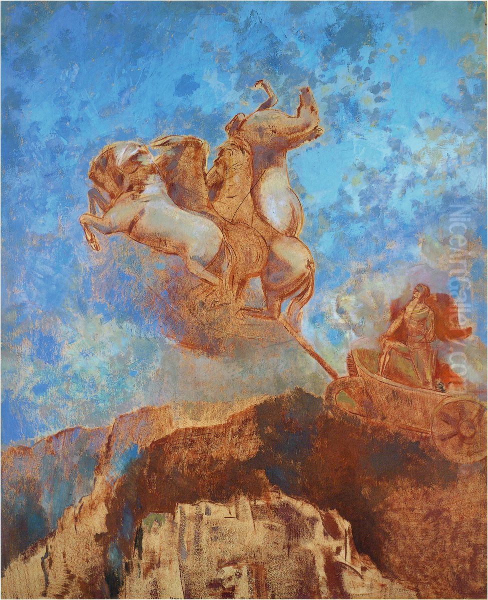 The Chariot of Apollo Oil Painting by Odilon Redon