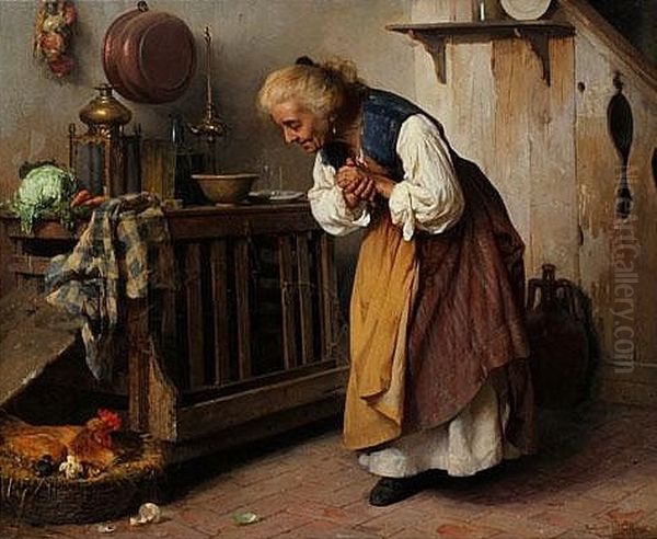 Broken eggs Oil Painting by Antonio Rotta
