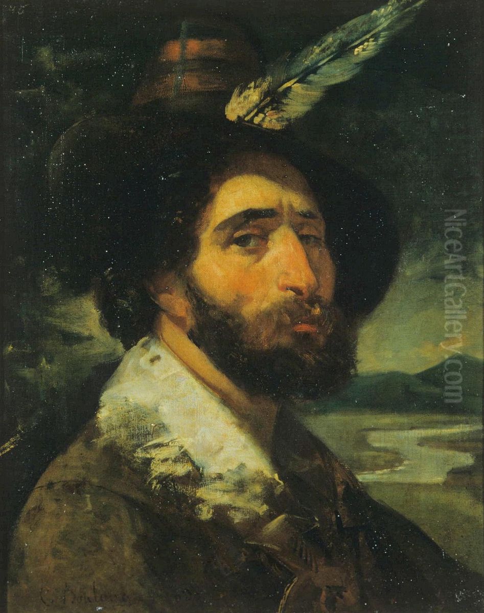 Self-portrait Oil Painting by Clement Boulanger