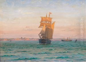 Ships off Helsingborg.