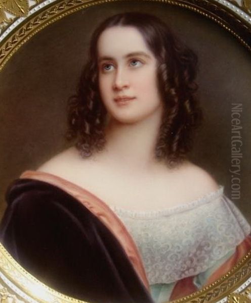 Bildnis der Elise List Oil Painting by Joseph Karl Stieler