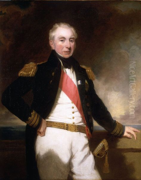 Portrait of Robert Stopford (1768-1847) Oil Painting by Frederick Richard Say