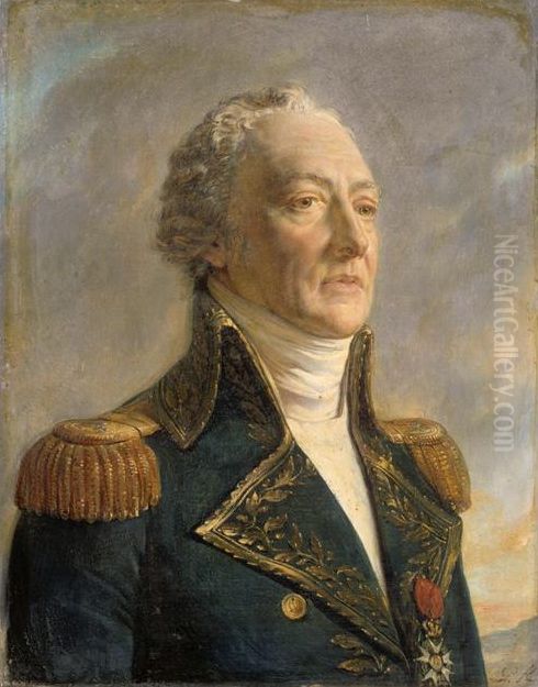 Portrait de Louis-Rene-Madeleine Le Vassor de La Touche, comte de Treville (1745-1804) Oil Painting by Georges Rouget