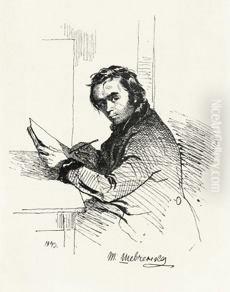 Self-portrait Oil Painting by Taras Shevchenko