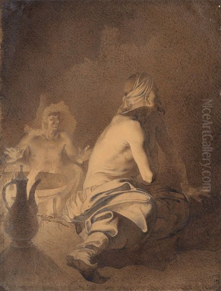 Kazahi bila vognu Oil Painting by Taras Shevchenko