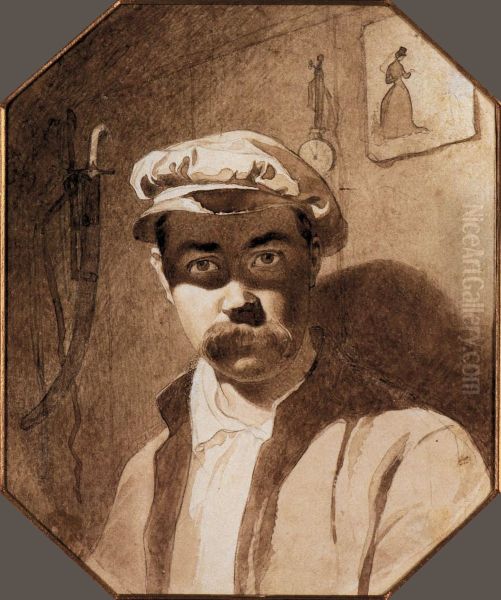 Self-portrait Oil Painting by Taras Shevchenko