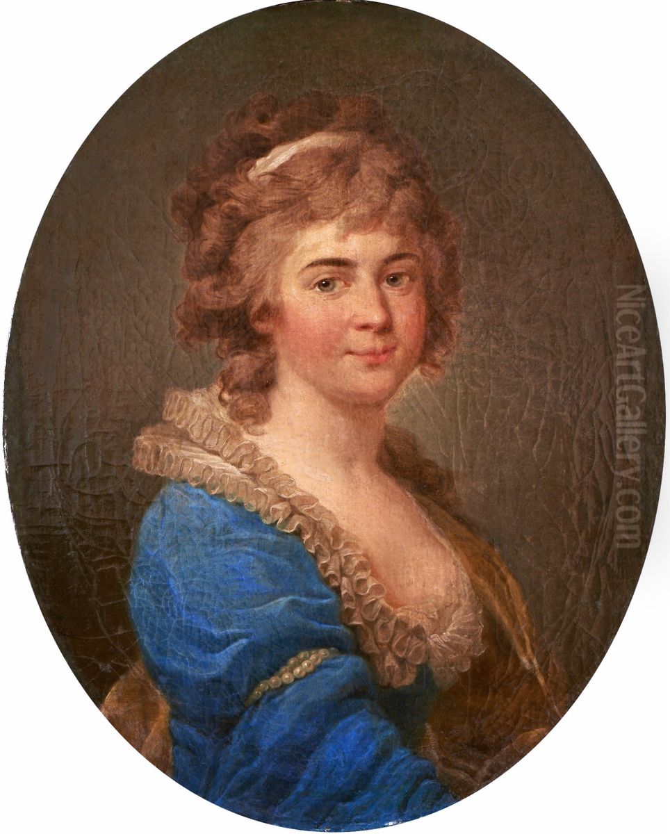 Portrait of Helena Radziwill nee Przezdziecka Oil Painting by Marcello Bacciarelli