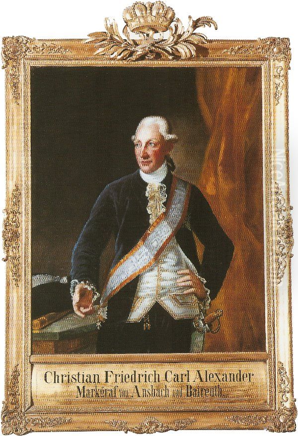 Portrait ofAlexander, Margrave of Brandenburg-Ansbach(1736-1806) Oil Painting by Naumann, Friedrich Gotthard