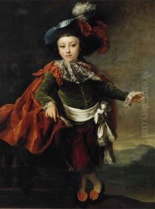 Portrait of F.P. Makerovsky in masquerade costume