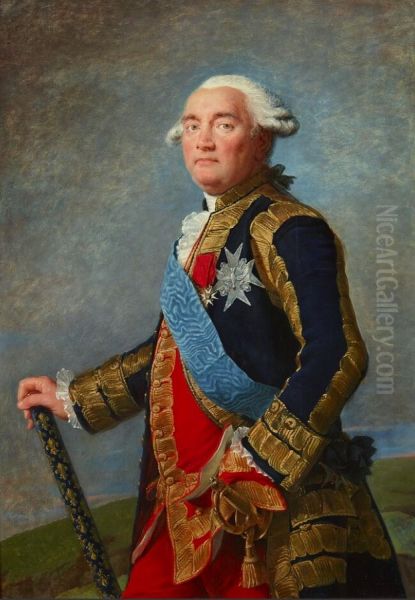 Philippe Henri, marquis de Segur-Ponchat (1724-1801), franzosischer Marschall und Kriegsminister Oil Painting by Elisabeth Louise Vigee Le Brun