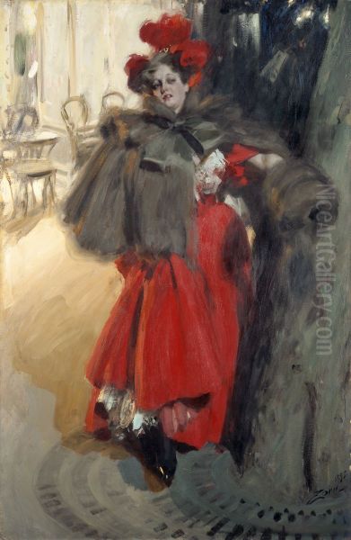 Night Effect Oil Painting by Anders Zorn