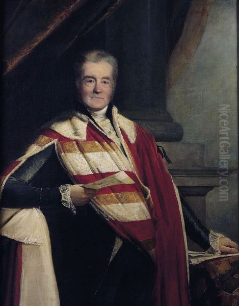 Portrait ofFrederick Spencer, 4th Earl Spencer(1798-1857) Oil Painting by Stephen Catterson Smith