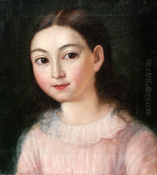 Portret dziewczynki Oil Painting by unknown