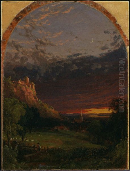 Evening Oil Painting by unknown